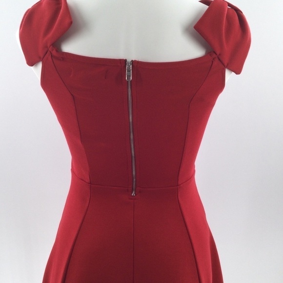 Kendall & Kylie Big Bow Red Party Dress - Picture 5 of 14